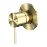 Mecca Shower Nero Mixer 80mm Plate - Brushed Gold
